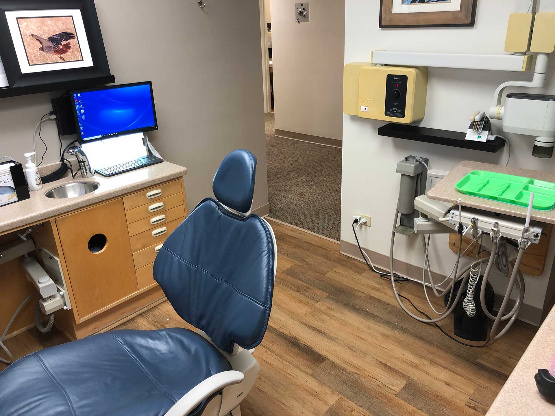 Operatory 1 in the office of Park Avenue Dental Care